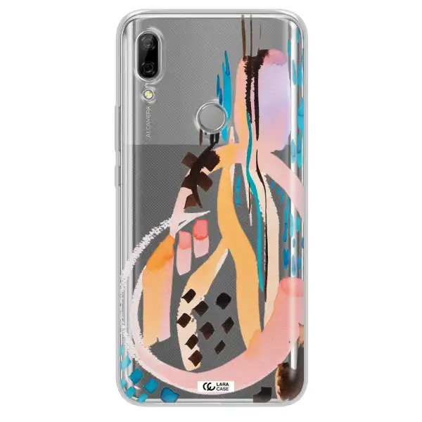 Watercolor Brush Paint Huawei P Smart Z Clear TPU Case