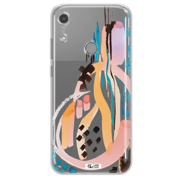 Watercolor Brush Paint Huawei Y6S Clear TPU Case