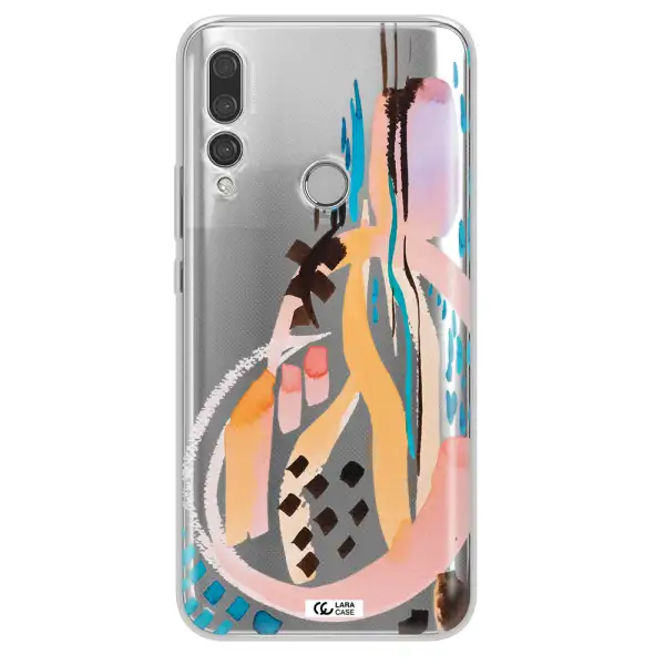 Watercolor Brush Paint Huawei Y9 Prime 2019 Clear TPU Case