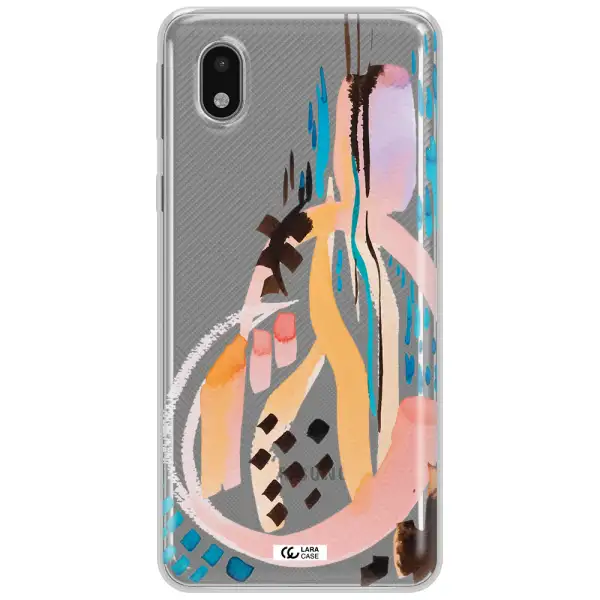 Watercolor Brush Paint Samsung A01 Core Clear Tpu Case