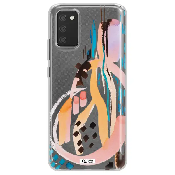 Watercolor Brush Paint Samsung A02S Clear TPU Case
