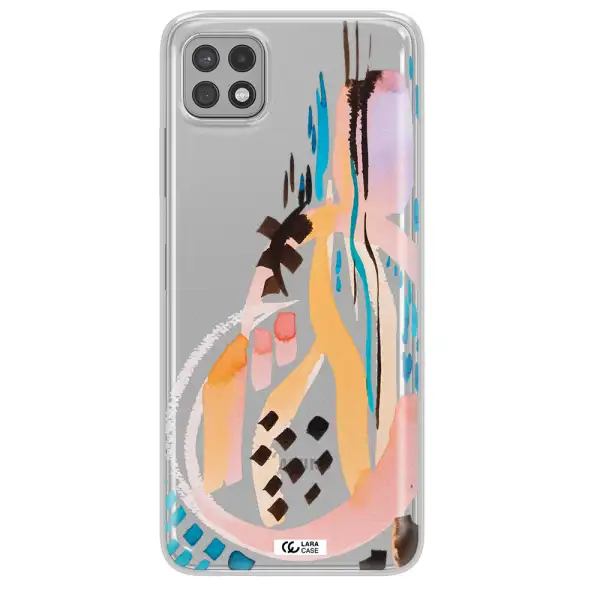 Watercolor Brush Paint Samsung A22 5g Clear TPU Case