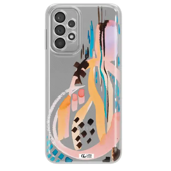 Watercolor Brush Paint Samsung A23 5G Clear Tpu Case