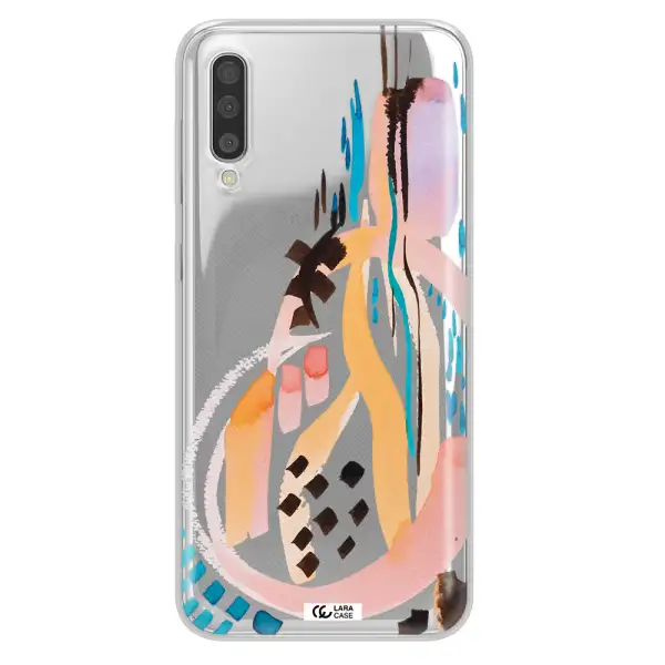 Watercolor Brush Paint Samsung A50S Clear Tpu Case