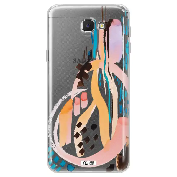 Watercolor Brush Paint Samsung J5 Prime Clear TPU Case