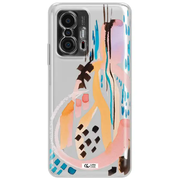 Watercolor Brush Paint Xiaomi 11T Clear Tpu Case