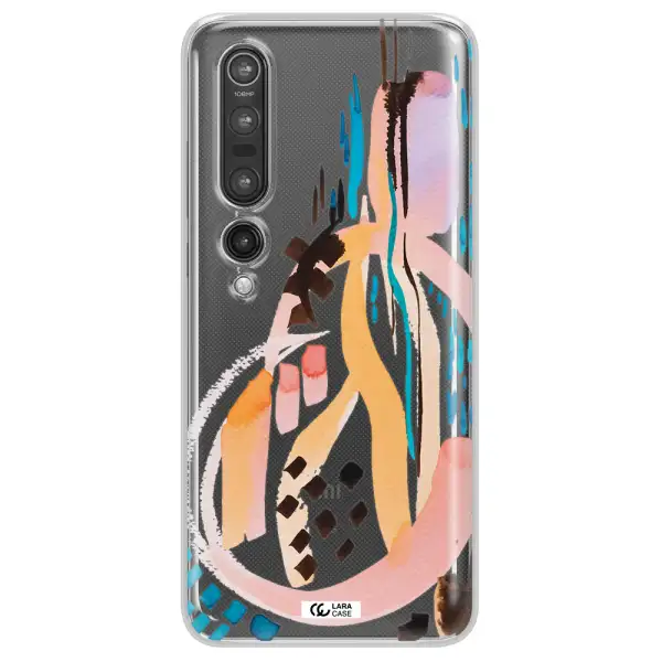 Watercolor Brush Paint Xiaomi Mi 10 Pro Clear TPU Case