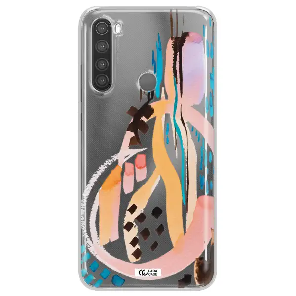Watercolor Brush Paint Xiaomi Note 8 Clear TPU Case