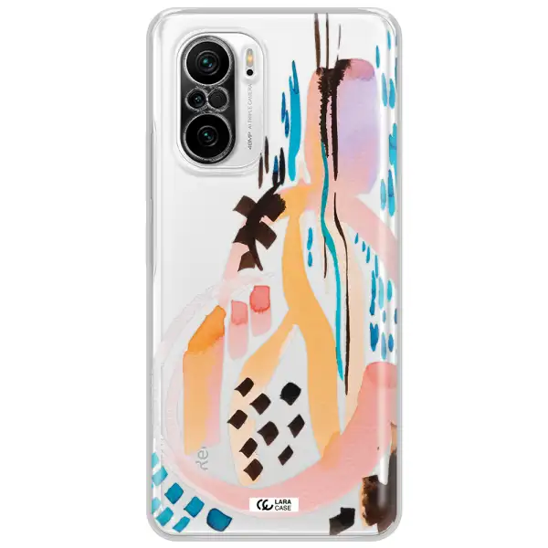 Watercolor Brush Paint Xiaomi Poco F3 Clear Tpu Case