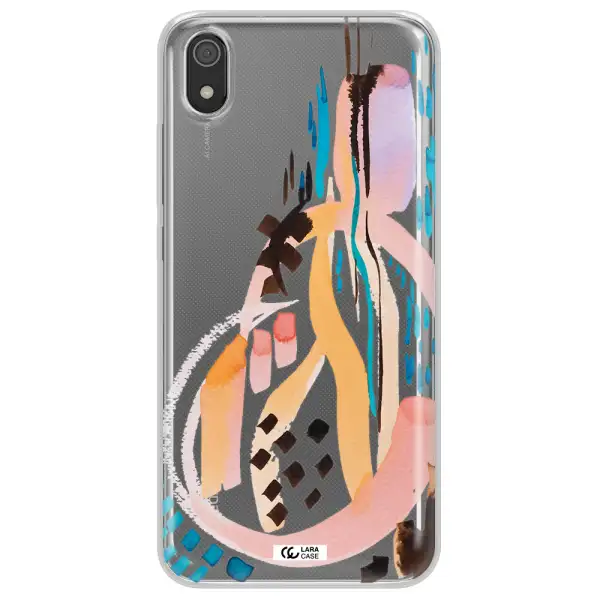 Watercolor Brush Paint Xiaomi Redmi 7A Clear TPU Case