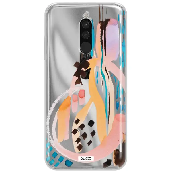 Watercolor Brush Paint Xiaomi Redmi 8 Clear Tpu Case
