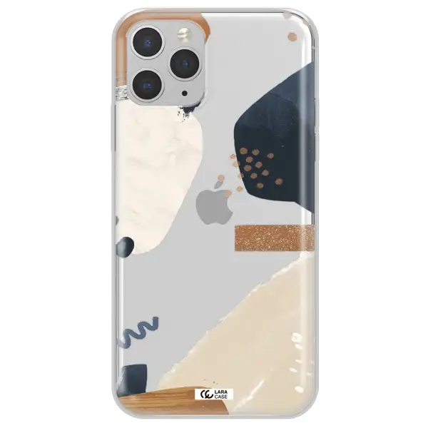 Abstract Design Apple iPhone 11 pro Clear TPU Case