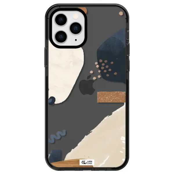 Abstract Design Apple iPhone 11 pro impact Smoke Black Case