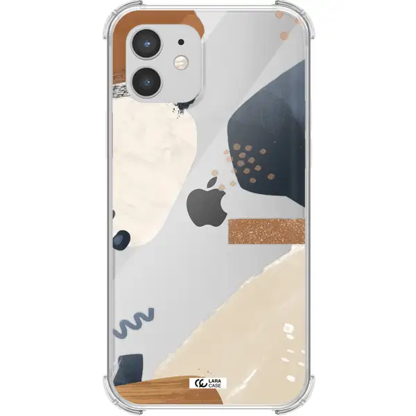 Abstract Design Apple iPhone 12 mini Clear PC Case