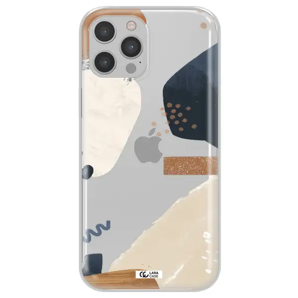 Abstract Design Apple iPhone 12 pro Clear TPU Case