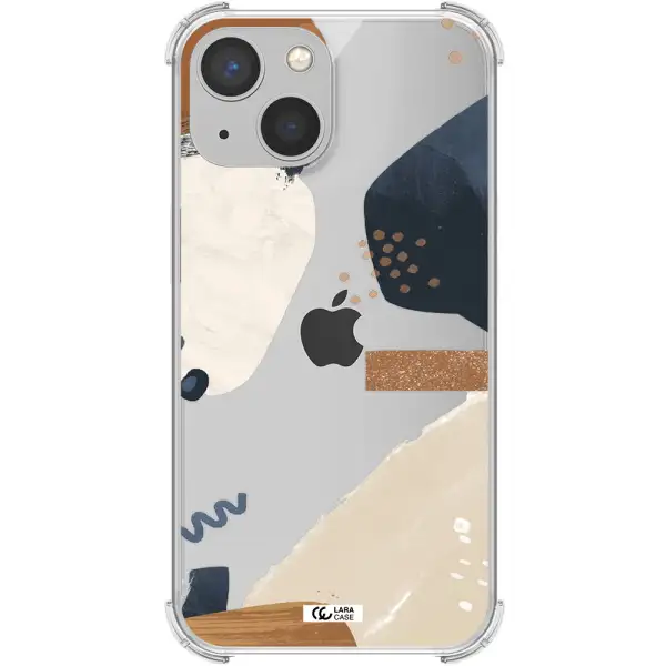 Abstract Design Apple iPhone 13 Clear PC Case