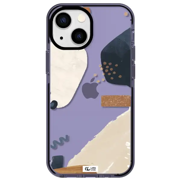 Abstract Design Apple iPhone 13 mini impact Lilac Case