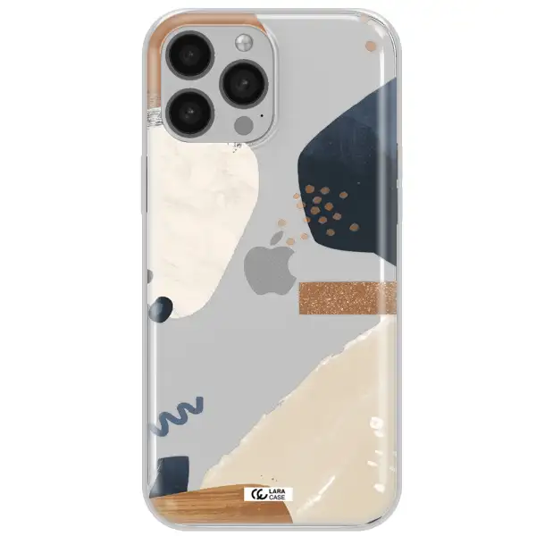 Abstract Design Apple iPhone 13 Pro Clear TPU Case