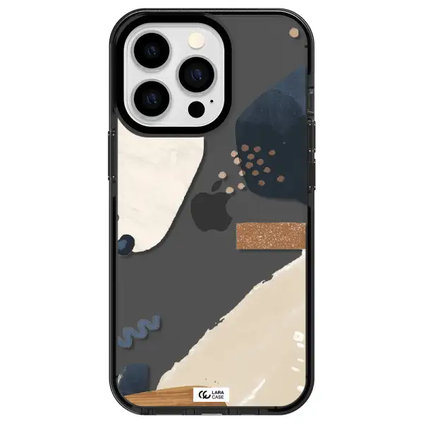 Abstract Design Apple iPhone 13 Pro impact Smoke Black Case