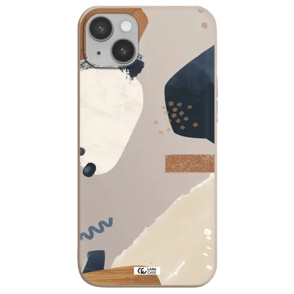 Abstract Design Apple iPhone 14 plus Silicone Stone Case