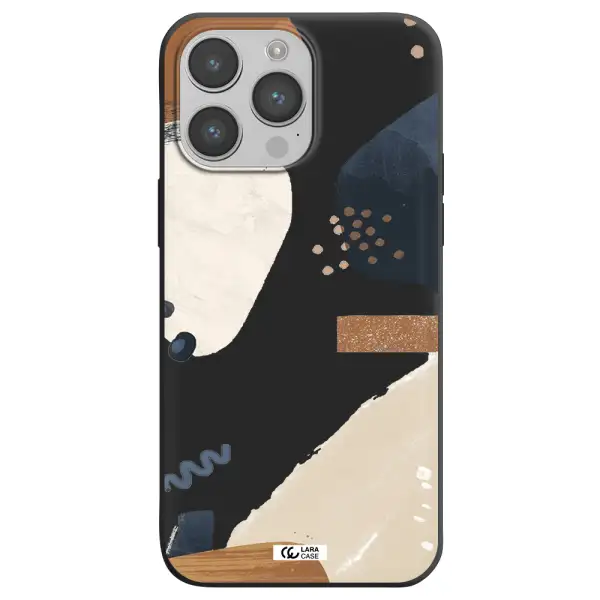 Abstract Design Apple iPhone 14 pro Silicone black Case