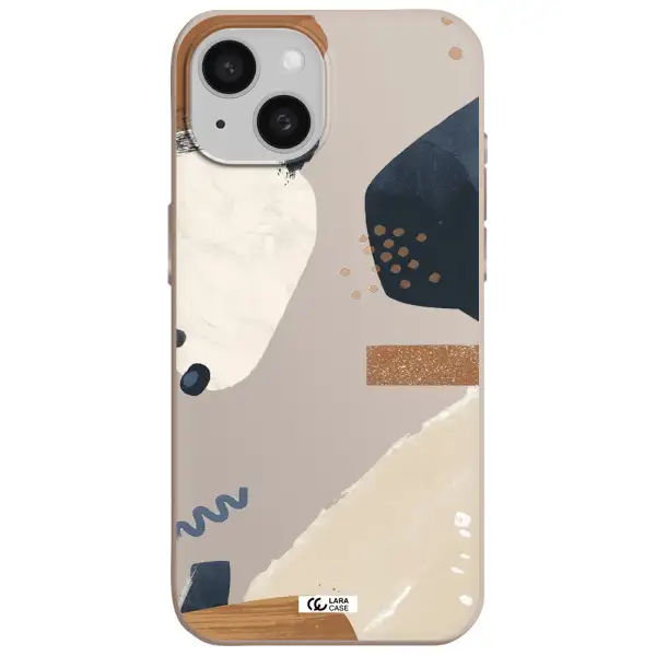 Abstract Design Apple iPhone 15 Silicone Stone Case