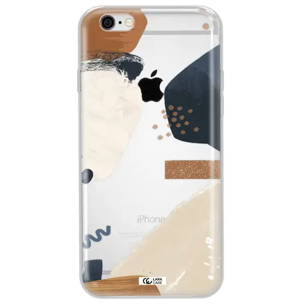 Abstract Design Apple iPhone 6 Clear TPU Case