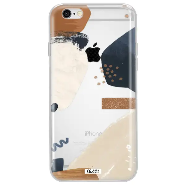 Abstract Design Apple iPhone 6 plus Clear TPU Case