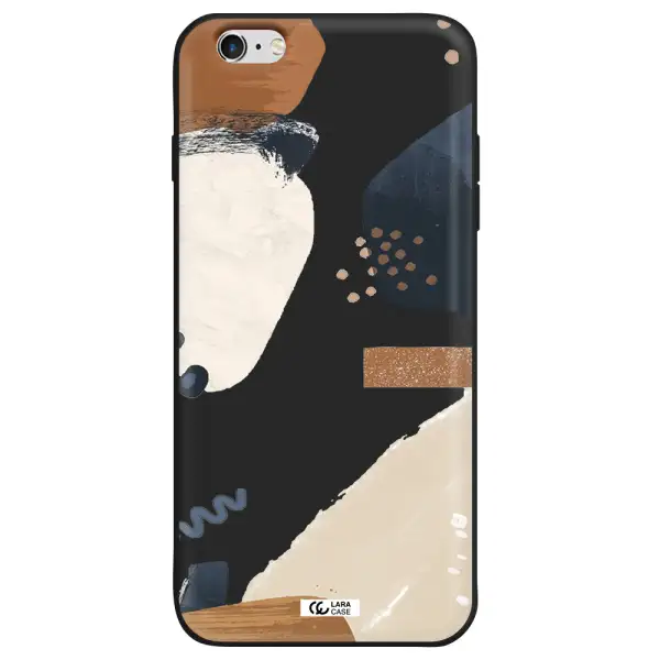 Abstract Design Apple iPhone 6 s plus Silicone black Case