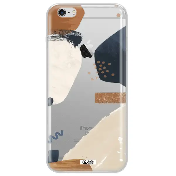 Abstract Design Apple iPhone 6S Clear TPU Case