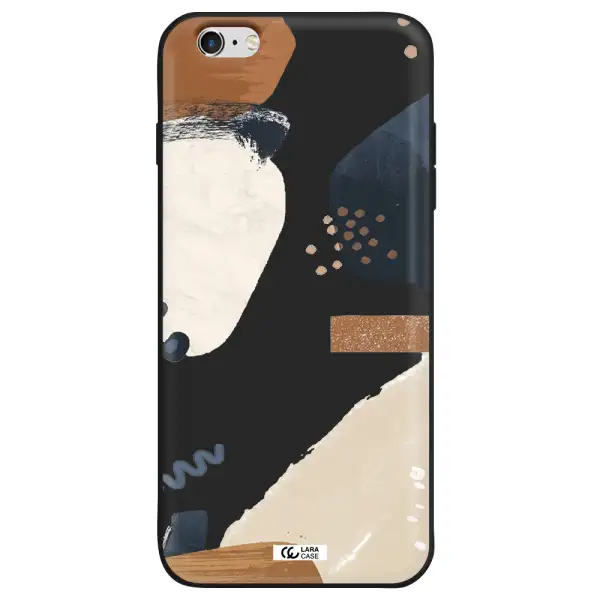 Abstract Design Apple iPhone 6S Silicone black Case
