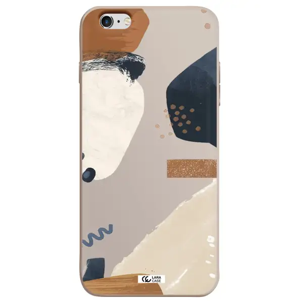 Abstract Design Apple iPhone 6S Silicone Stone Case