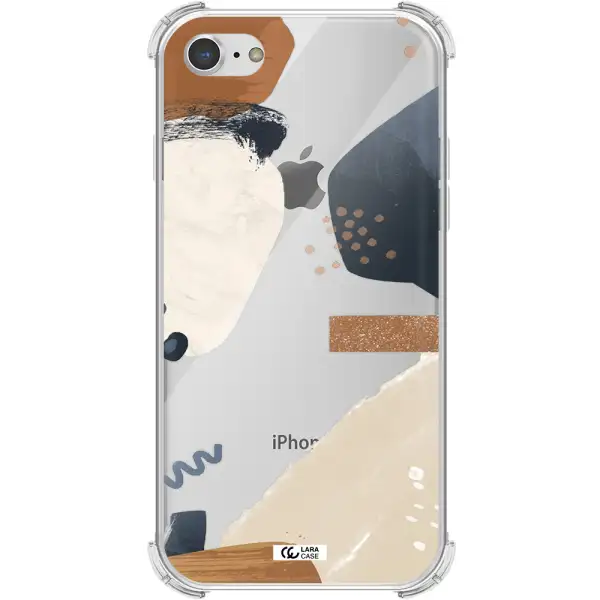 Abstract Design Apple iPhone 7 Clear PC Case