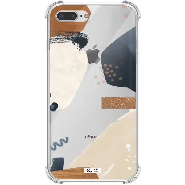 Abstract Design Apple iPhone 7 plus Clear PC Case