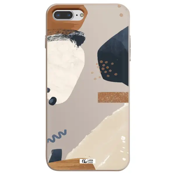 Abstract Design Apple iPhone 7 plus Silicone Stone Case