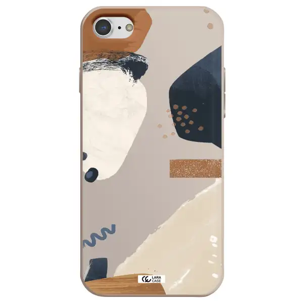Abstract Design Apple iPhone 8 Silicone Stone Case