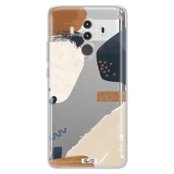 Abstract Design Huawei Mate 10 Clear TPU Case