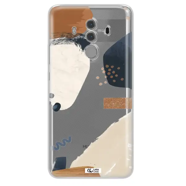 Abstract Design Huawei Mate 10 Pro Clear TPU Case