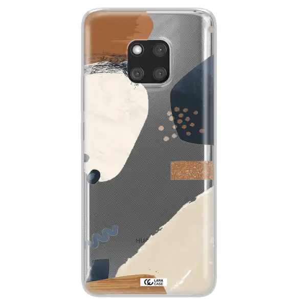 Abstract Design Huawei Mate 20 Pro Clear TPU Case