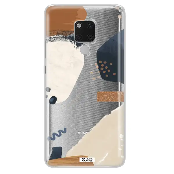 Abstract Design Huawei Mate 20X Clear TPU Case