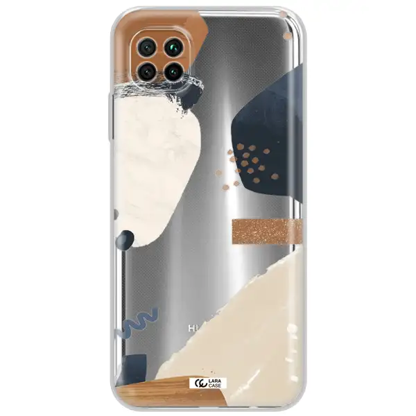Abstract Design Huawei Nova 7I Clear Tpu Case