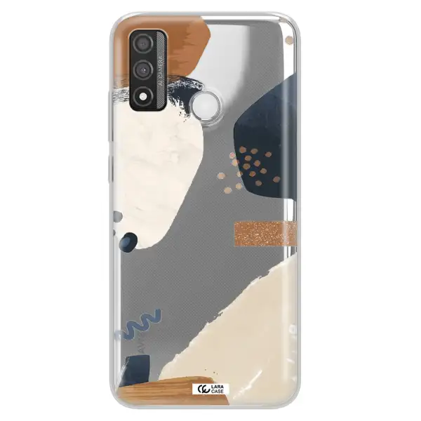 Abstract Design Huawei P Smart 2020 Clear TPU Case
