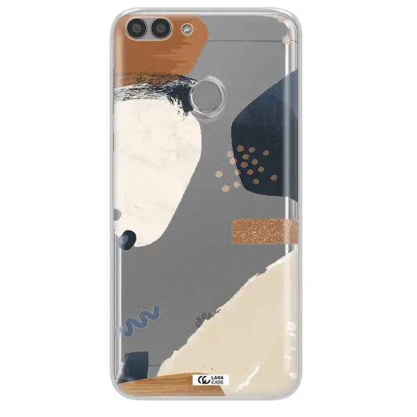Abstract Design Huawei P Smart Clear TPU Case
