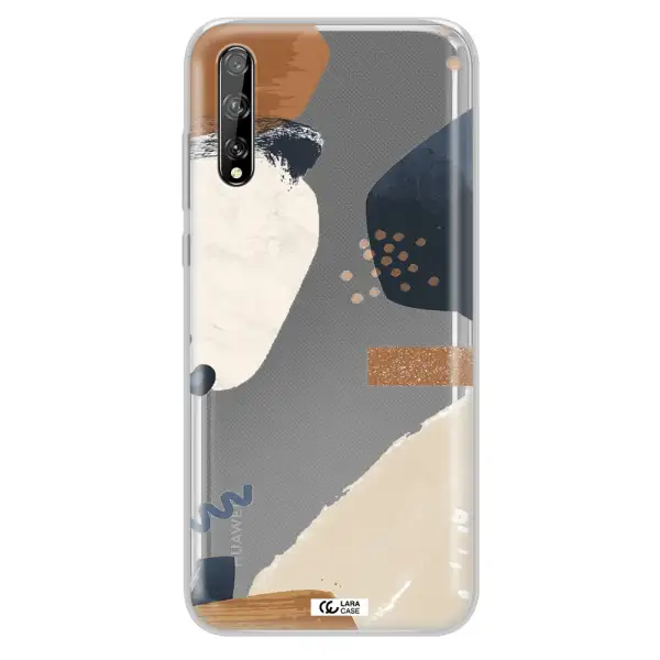Abstract Design Huawei P Smart S Clear TPU Case