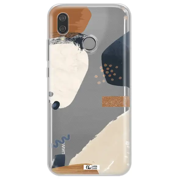 Abstract Design Huawei P20 Lite Clear TPU Case