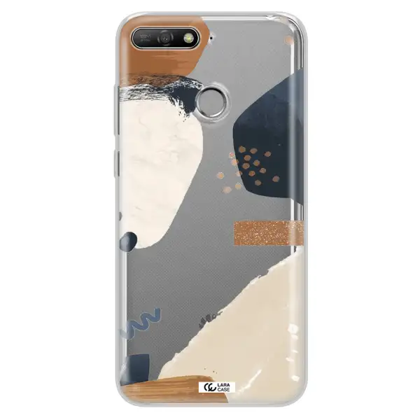 Abstract Design Huawei Y6 Prime 2018 Clear TPU Case