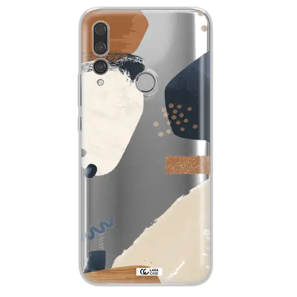 Abstract Design Huawei Y9 Prime 2019 Clear TPU Case