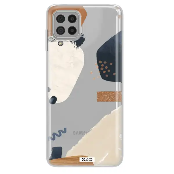 Abstract Design Samsung A22 4g Clear TPU Case
