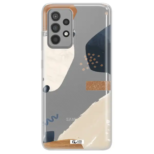 Abstract Design Samsung A52 Clear TPU Case