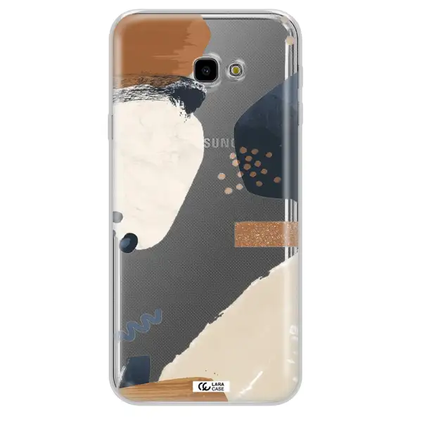 Abstract Design Samsung J4 Plus Clear TPU Case